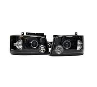 MBPBVRVAF Headlamp For Hiace 2005 2006 2007 2008 2009 Durable LED Front Headlight Vehicle Bumper Mount Headlamp Parts Car Headlight Unit(Black)