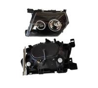 MBPBVRVAF Headlamp For SAFARI Y61 For PATROL 2001-2003 Durable LED Headlights Black Inner Base Aperture Lens Auto Front Headlamp Car Headlight Unit(2PCS-B)