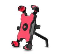 MBPBVRVAF Phone Holder Stand Bicycle Mobile Phone Holder Stand Universal Scooter Motorcycle Rearview Mirror Cellphone Mount Support Navigation Bracket(Red-RearviewMirror)
