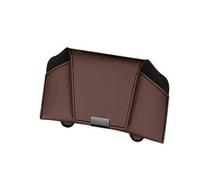MBPBVRVAF Sun Visor Sunglasses Holder Universal Leather Car Eyeglass Cases Automatic Sunshades Frames Sunglasses Holders Card/Sticker Organizers Glasses Holder(1pc mocha brown)