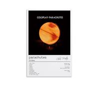MBRAIKEG Coldplay ParachutesAlbum Song Poster Music Artist Album Canvas Decorative Wall Art Wall DecorationUnframe-style-2416x24inch(40x60cm)