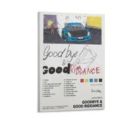 MBRAIKEG Goodbye & Good Riddance by Juice WrldAlbum Song Poster Music Artist Album Canvas Decorative Wall Art Wall DecorationFrame-style08x12inch(20x30cm)