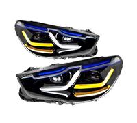 MBROS 2pc For 5-Series F07 For GT 5GT F07 2010-2016 2017 Modified Car Led Styling DRL Front Lights Assembly Led Headlights Front Headlights