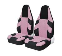 MBROS Seat Covers 2PCS Universal Car Seat Covers For Most Cars Bucket Seat Protector Front Sports Car Seat Protective Cover Multiple Colors(2PCS PINK)