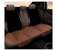 MBROS Seat Covers For 3 Series E46 E90 E93 F30 F31 F34 F35 G20 G21 G28 Universal Car Seat Cover Cushion Car PU Leather Accessories(Brown Backseat 1 PCS)