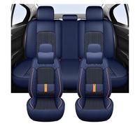 MBROS Seat Covers For Baic X35 2025 Universal Car Interior Seat Covers Full Set PU Leather Breathable Seat Protectors(9 PCS 1)