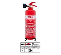 MBS-FIRE (Pii) 2L Foam Fire Extinguisher Including Holder And Plaque