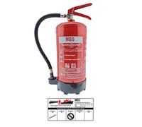 Mbs-fire ( Pii ) 6L Fire Extinguisher Foam 34A 233B 10LE Incl. Mount And Badge
