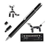 MBS-HUB Magnetic Fidget Pen, Decompression Magnet Pen for Birthdays, Multifunction Writing Magnet Ballpoint Pen for Anxiety Stress Reducing, Novelty Christmas Gifts (Black)