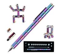 MBS-HUB Magnetic Fidget Pen, Decompression Magnet Pen, Multifunction Writing Magnet Pens for Anxiety Stress Reducing, Novelty Gifts for Birthdays (Colourful)