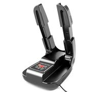 MBSM Electric Shoe Dryer & Ozone Deodorizer with Digital Timer, Foldable Portable football Boot Glove Sock Dryer, Fast Drying and Odor Removal for Shoes and Boots (Black)