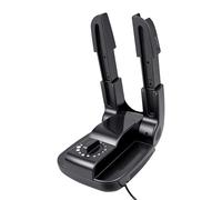 MBSM Portable Electric Shoe & Boot Dryer with Adjustable Timer Knob, Folding Warm Air Drying Rack for Shoes, Gloves & Boots, boxing glove, Football boot dryer (Black)