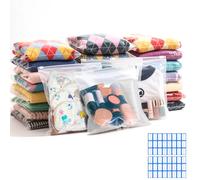 Mbsomnus 50x60cm Ziplock Bags for Clothes Travel 25 Pcs Large Zip Lock Bags Reusable Clear Plastic Zip Bags for ClothesHospital Bag Organiser Pouches for Holiday Maternity Shoes Cosmetics Storage