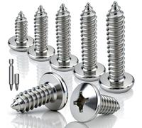 Mbsomnus Self Tapping Screws Pan Head M5x16 mm, 60 Pcs Round Head Screws | 304 Stainless Steel, Pan Head Sheet Metal Screw, Phillips, Self Drilling Wood Screw, Full Thread for DIY, Metal, Furniture