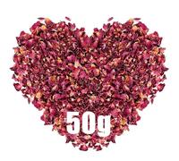 Mbsomnus Wedding Confetti 50g Biodegradable Confetti Wedding 100% Natural Dried Rose Petals Confetti Petal Ecofriendly Dried Flower Confetti Decorations for Table Birthday Party Candle Making