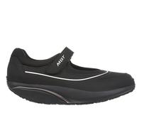 MBT BARIDI 2 Women's Sporty Style Ballet Flats. Anatomical and Comfortable Walking Shoes. Physiological Footwear Comfort and Stability with Curved Sole. Casual Mary Janes with Fastener. Color Black