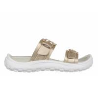 MBT FUJI II ANATOMICAL women's sandals with ergonomic design and superior cushioning. Sole with improved grip and adjustable buckle. Comfort and style. Colour: gold.