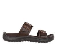 MBT FUJI II Men's Leather Sandals. Lightweight and Comfortable Spring Summer Footwear Physiological Footwear for Comfort and Stability. Recovery Sandals for Dressing in Modern Style. Brown Color