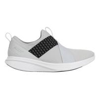 MBT JIN Slip-On Women's Sports Shoes. Anatomical and Comfortable Walking Athletic Shoes. Physiological Footwear for Comfort and Stability with Curved Sole. Modern Sneakers. Grey Color
