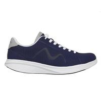 MBT M800 Men's Sports Shoes Modern Style. Anatomical and Comfortable Walking Sneakers. Physiological Footwear for Comfort and Stability with Curved Sole. Lace-up Sneakers. Color Blue