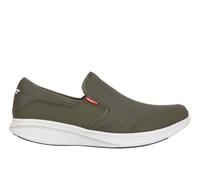 MBT Modena III Slip ON Men's Sneakers Without Laces. Anatomical and Comfortable Walking Sneakers. Physiological Footwear Comfort and Stability of Curved Sole.Sneaker Color Green