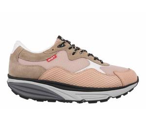 MBT Narita Outdoor Walking Shoes for Men. Ideal for Hiking as Well as Long Urban Walks. Stability, Comfort and Convenience with a Physiological Shoe with a Curved Sole. Colour: Pink