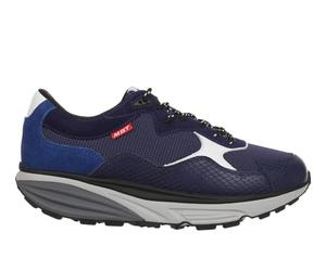 MBT Narita Women's Oudoor Walking Shoes. Ideal for Hiking as Well as Long Urban Walks. Stability, Comfort and Comfort with a Physiological Curved Sole Shoe. Blue Colour