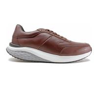 MBT Porto II Synthetic Leather Men's Low Top Trainers - Brown Grey Sensor - Size:UK 6