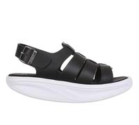 MBT RAN Women's Leather Sandals. Lightweight and Comfortable Casual Spring Summer Footwear Physiological Footwear for Comfort and Stability. Modern Style Sports Sandals. Color Black
