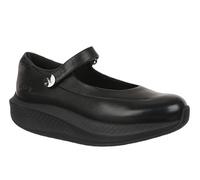 MBT Sirima 8 Women's Ballerina Style Dress Shoes. Anatomical and Comfortable Walking Shoes. Physiological Comfort and Stability Shoes with rocker soles. Casual slip-ons. Black colour.