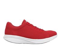 MBT SORA LACE UP Women's Sports Shoes Modern Style. Anatomical and Comfortable Walking Athletic Shoes. Physiological Footwear Comfort and Stability with Curved Sole. Lace-up Sneakers. Color Red