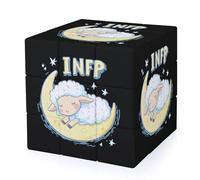 MBTI INFP Sheep Sleeping On Moon Puzzles for Adults 3x3 Speed Cube Travel Games