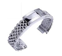 MBUIOPJ 904L Jubilee Watch Band Compatible With Rolex Sub GMT Yacht Daytona Men Watch Strap Luxury Bracelet Mod Parts Replacement Accessories 20mm(20mm)