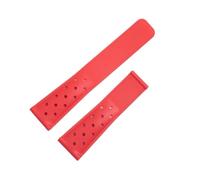 MBUIOPJ Breathable Silicone Watchband Compatible With TAG Heuer F1 CAZ201 WAZ2113 CAZ1010 Watch Strap Soft Rubber Bracelet And Folding Buckle 22mm(Red no clasp)