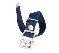 MBUIOPJ Compatible With Casio Forester Forester FT-500WC-3B/5B AW-80V 19mm Canvas Watch Strap Men Replacement Wristbelt Woven Nylon Strap(Blue)
