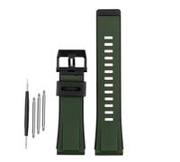 MBUIOPJ Compatible With Casio G-SHOCK Watch Strap GA-2000 GA2000 Ga2200 Sports Resin Silicone Watch Chain Watchband Black Blue Red 24mm(Green)