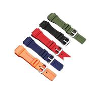 MBUIOPJ Compatible With Casio Resin Silicone Strap 20mm-MCW-200H AE-1400 18mm-AE1500WH WS-1400H/1300 Men Women Sports Waterproof Watch Band Bracelet(Red-Black pin,20mm-MCW-200H)