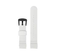 MBUIOPJ Compatible With Seiko PROSPEX Series SNE533/SNE535/SNE537P1 Waterproof Silicone Watch StrapRubber WatchBand Black Blue Green22(06 White-Black)