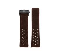 MBUIOPJ Cowhide Watch Strap Compatible With Citizen FF Series CA4500-16X CA4500-32A CA4559-13A CA4558 CA4505-80L Watchband 22mm With Men's Bracelet(Dark Brown-Black)