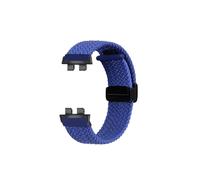 MBUIOPJ Elastic Nylon Weaving Watch Strap Compatible With Casio GMW-B5000 Fabric Watch Band Magnetic Buckle Bracelet Wristband Accessories(Blue-black)