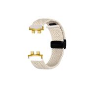MBUIOPJ Elastic Nylon Weaving Watch Strap Compatible With Casio GMW-B5000 Fabric Watch Band Magnetic Buckle Bracelet Wristband Accessories(Starlight-gold)
