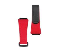 MBUIOPJ Nylon watchband Compatible With Richard mille RM011 RM3502 RM056 canvas watch bracelet wristwatches band mens watch strap(Red black)