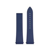 MBUIOPJ Quick-release Fluoroelastomer Watch Strap Compatible With Cartier Santos W2SA0006 WGSA0037 WSSA0009 Dedicated Luoroelastomer Watch Band(Blue-NO,18.5mm-Width)