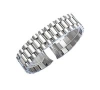 MBUIOPJ Watch Band Compatible With Rolex DATEJUST DAY-DATE OYSTERPERTUAL DATE Stainless Steel Strap Watch Accessories Watch Bracelet 20mm 21mm(Silver,20mm)