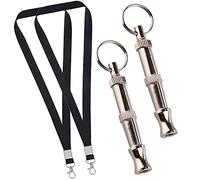 MBUYGYUO 2 Pcs Ultrasonic Training Whistle Dog Whistle for Recall with Strap Puppy Adjustable Stop Barking Dog Whistles for Dog Training Ultrasonic High Pitch Frequencies to Stop Dog Barking