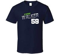 MBWECWS D'andre Walker 59 Favorite Player Seattle Football Fan T Shirt(Medium)