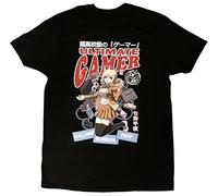 MBWECWS Danganronpa Ultimate Gamer Chiaki Nanami T-Shirt Black(XX-Large)