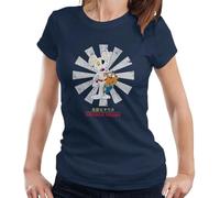 MBWECWS Danger Mouse Retro Japanese Women's T-Shirt(XX-Large)
