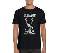 MBWECWS Daniel Johnston Hi How are You T-Shirt, The Unfinished Album Gifts Unisex Top(XX-Large)