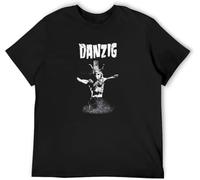 MBWECWS Danzig Skullman T-Shirt Short Sleeve Shirt Top(Large)